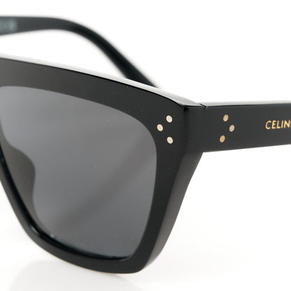 Celine Acetate Square Sunglasses CL40256I Black 8 of 9