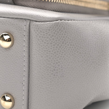Chanel Caviar Quilted Medium Business Affinity Flap Grey 11 of 12