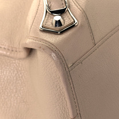 Balenciaga Chevre Silver Metallic Edge Hardware City Beige Tapioca 9 of 14