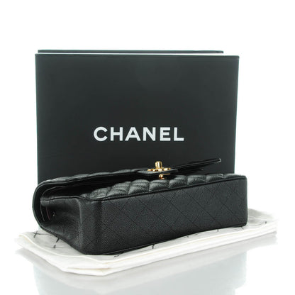 Chanel Caviar Quilted Medium Double Flap Black 4 of 8