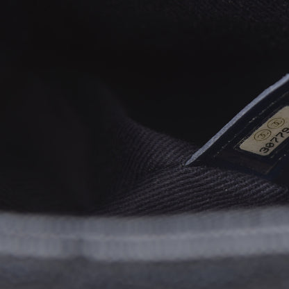 Chanel Iridescent Caviar Quilted Small Coco Handle Flap Dark Blue 7 of 10