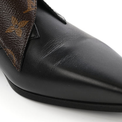Louis Vuitton Monogram Jumble Flat Ankle Boots 37.5 Black 10 of 12