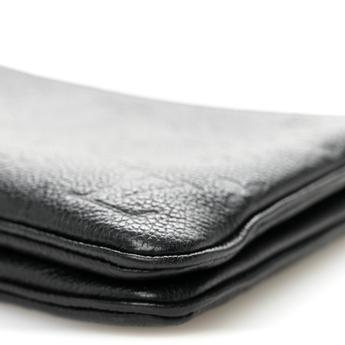 Empreinte Double Zip Pochette Black