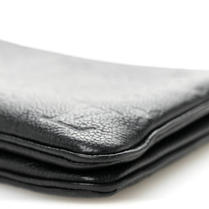 Louis Vuitton Empreinte Double Zip Pochette Black 10 of 13