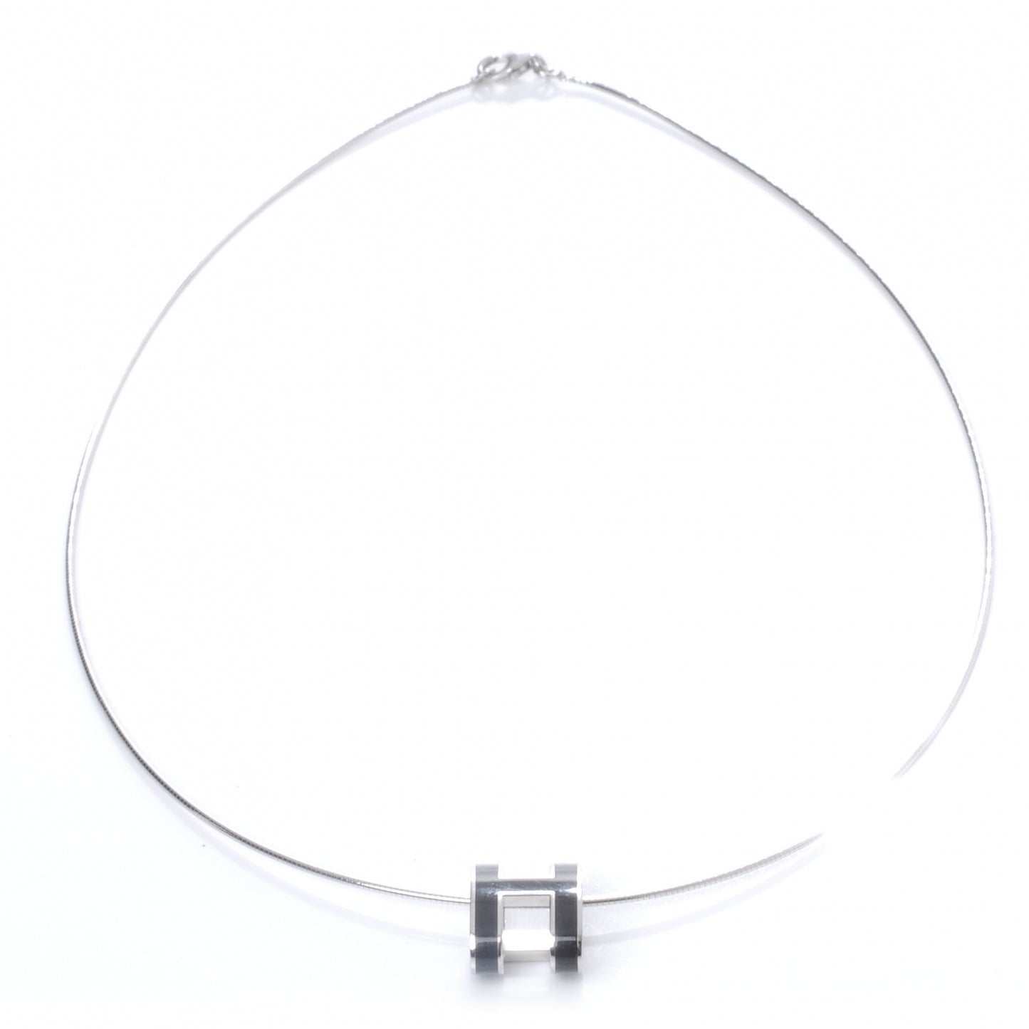 Pop H Necklace Black