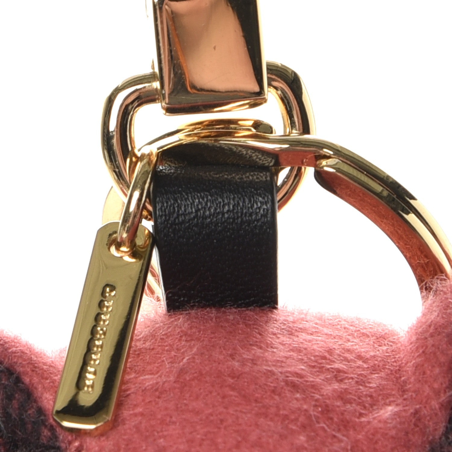 Burberry Cashmere Check Thomas Bear Charm Blush Pink 5 of 6
