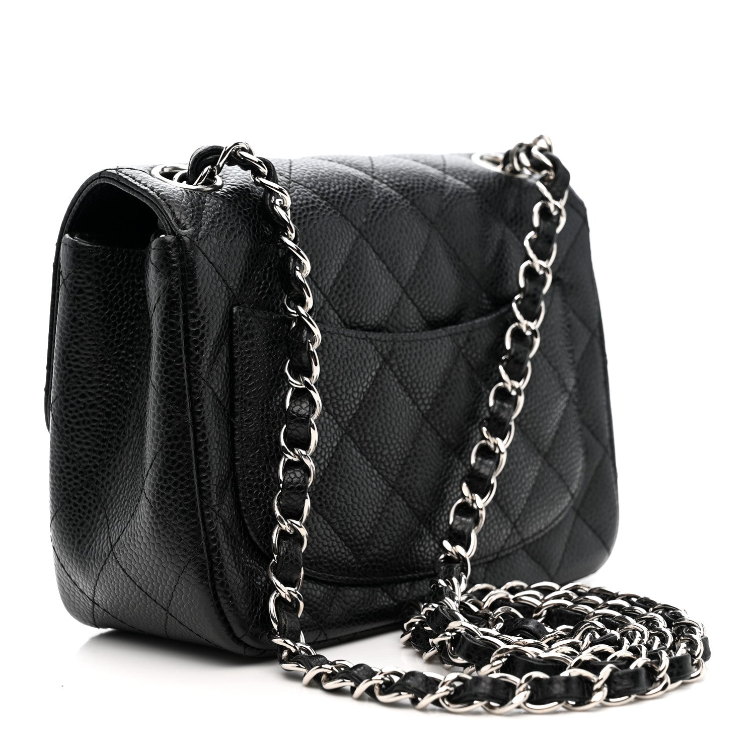 Chanel Caviar Quilted Mini Square Flap Black 3 of 10