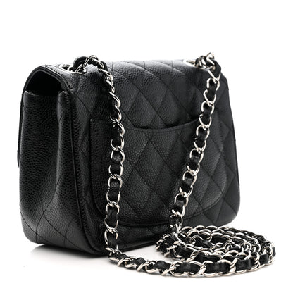 Chanel Caviar Quilted Mini Square Flap Black 3 of 10