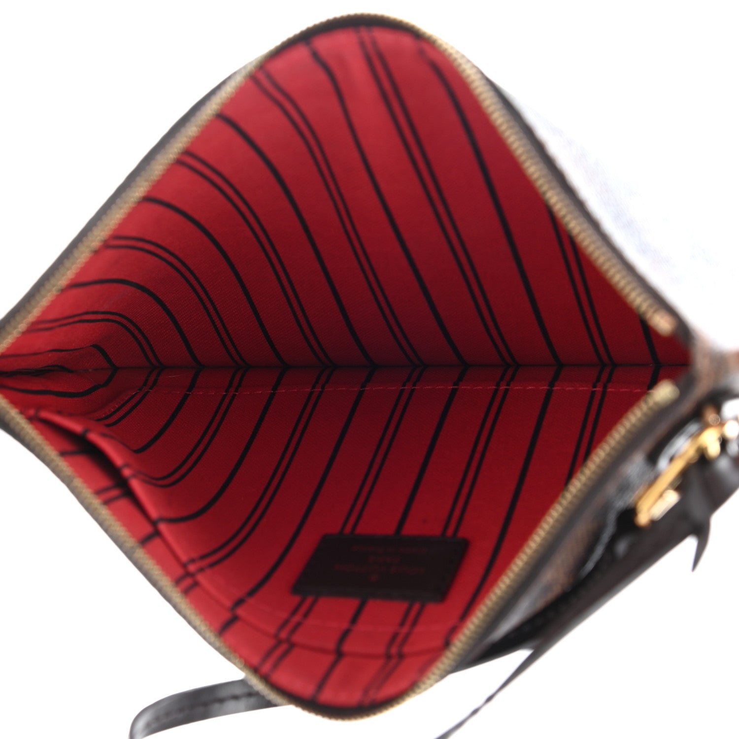 Louis Vuitton Damier Ebene Neverfull MM GM Pochette 4 of 10