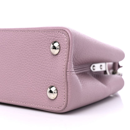 Louis Vuitton Taurillon Iris Blossom Capucines BB Light Purple 8 of 10