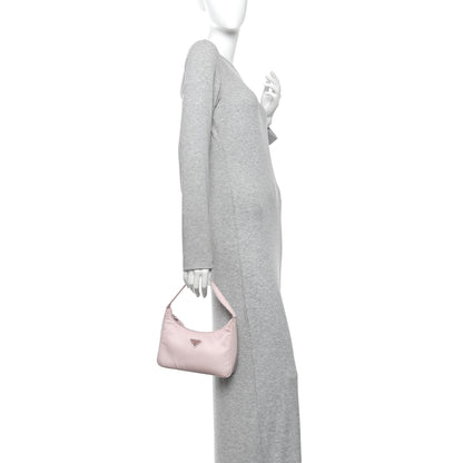 Prada Tessuto Nylon Saffiano Re-Edition 2000 Bag Alabastro 2 of 11