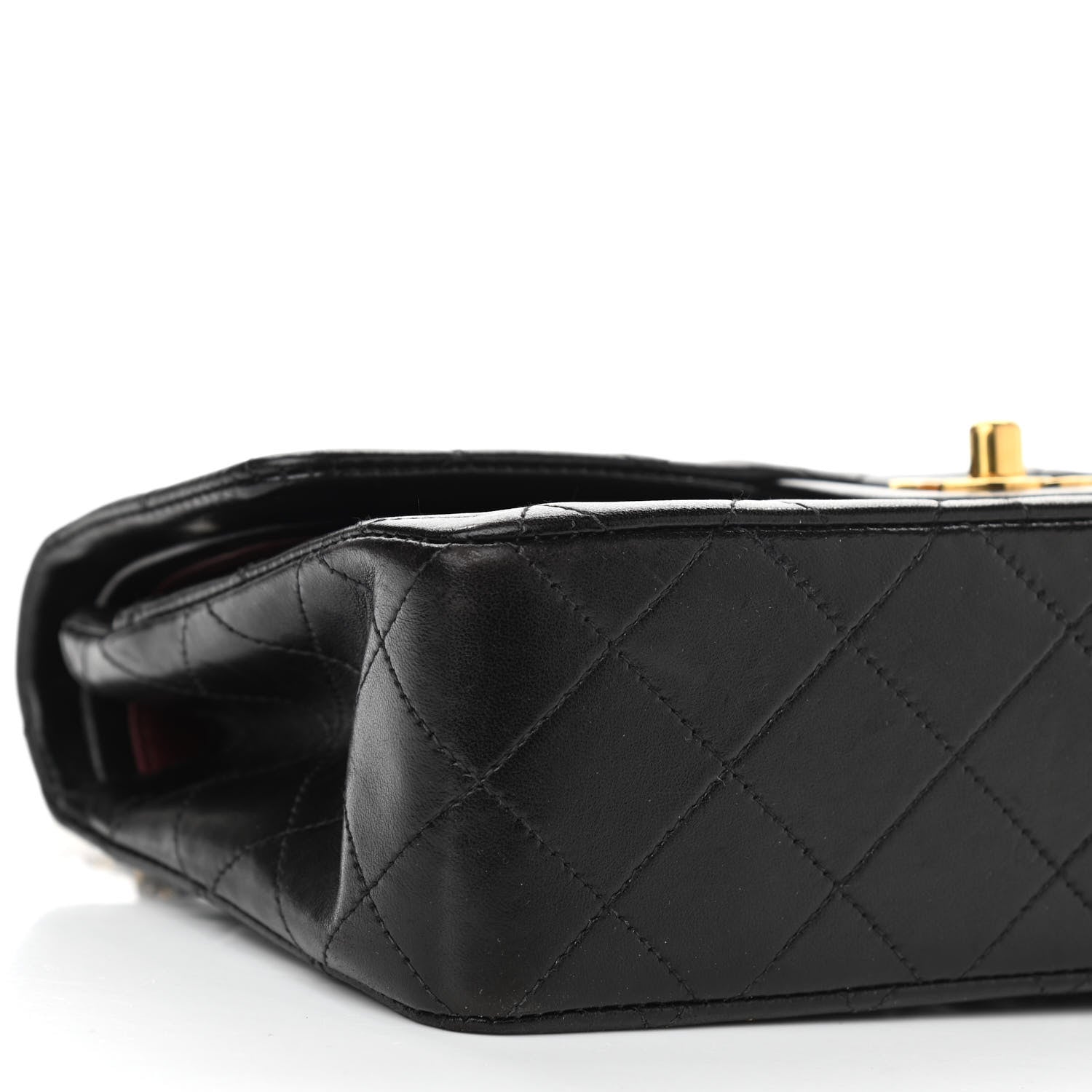 Chanel Lambskin Quilted Small Double Flap Black 9 of 15