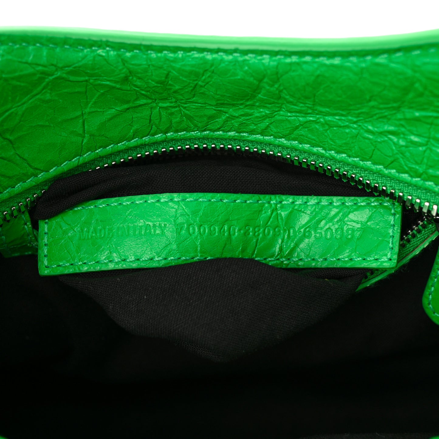 Agneau Arena Neo Cagole Handbag XS Kelly Green