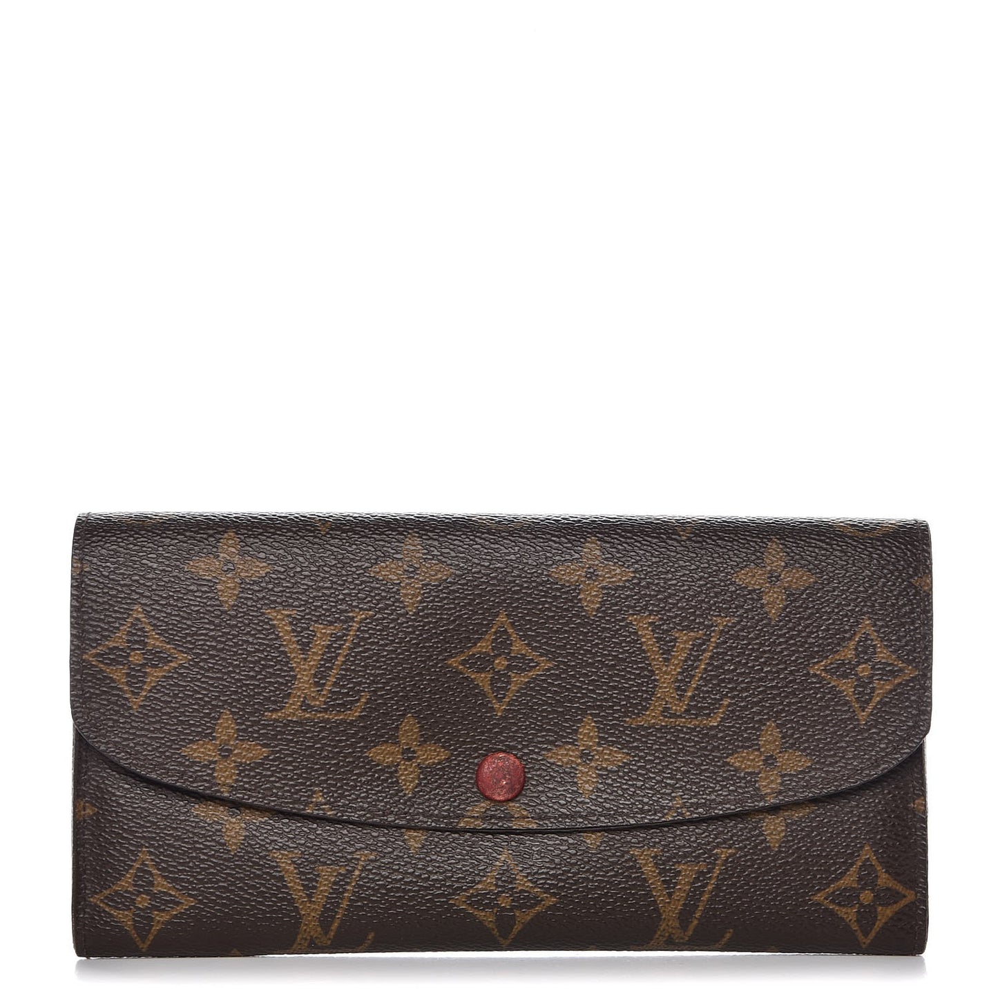 Monogram Emilie Wallet Red