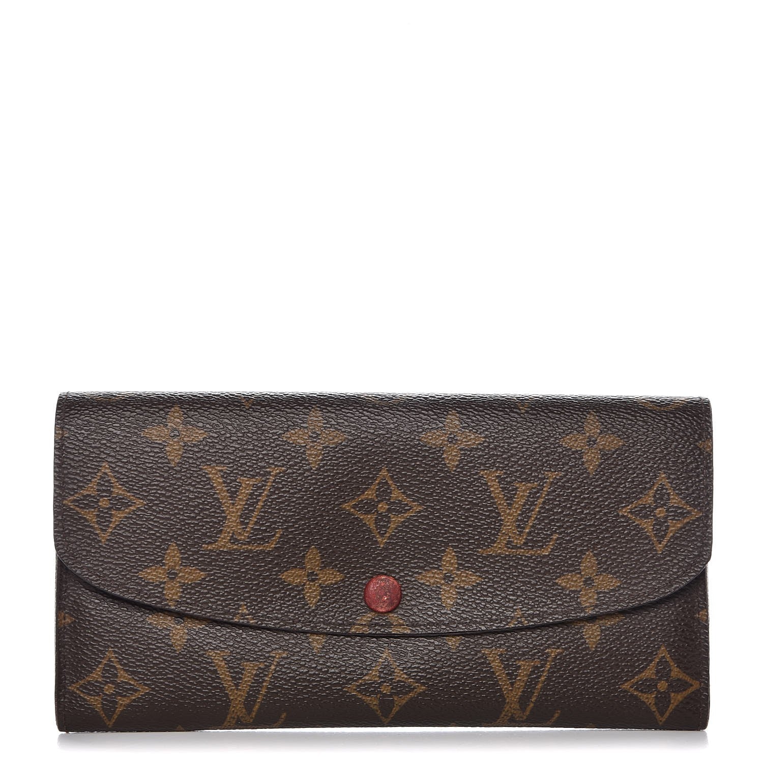 Louis Vuitton Monogram Emilie Wallet Red 1 of 13