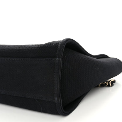 Chanel Mixed Fibers Small Deauville Tote Black 11 of 13