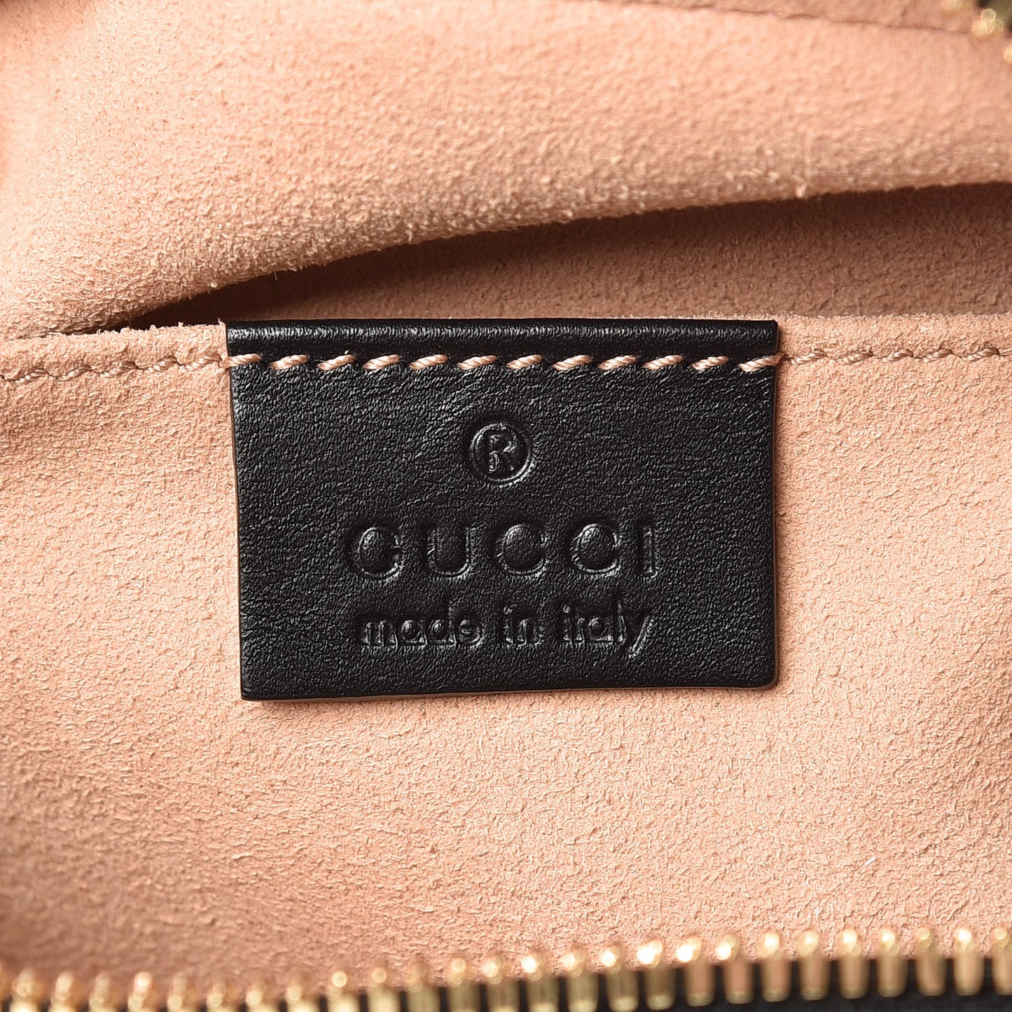 Guccissima Signature Small Camera Bag Black