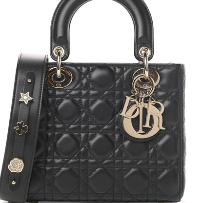 Christian Dior Lambskin Cannage Small My ABCDior Lady Dior Black 8 of 13
