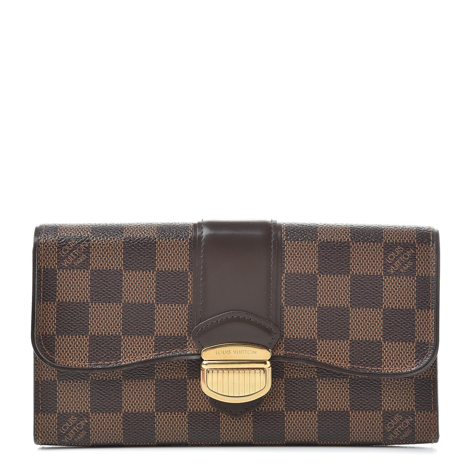 Louis Vuitton Damier Ebene Sistina Wallet 1 of 13
