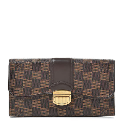 Louis Vuitton Damier Ebene Sistina Wallet 1 of 13