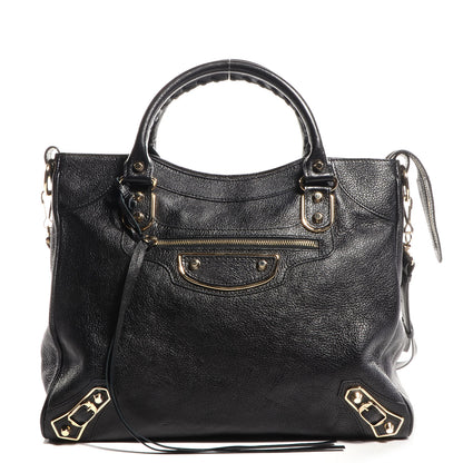 Balenciaga Chevre Metallic Edge Velo Black 1 of 10
