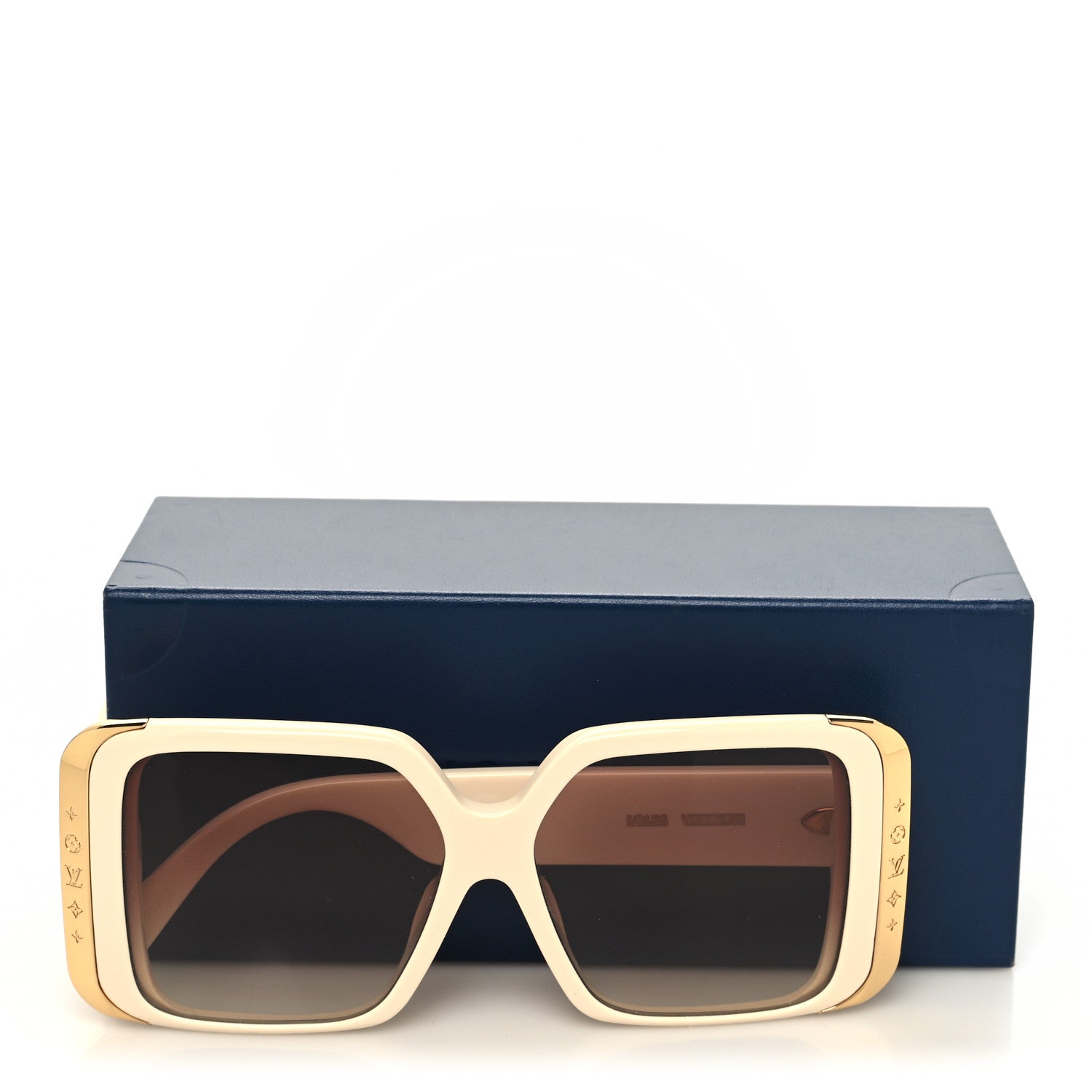 Louis Vuitton Acetate LV Moon Square Sunglasses Z1652E White 8 of 8