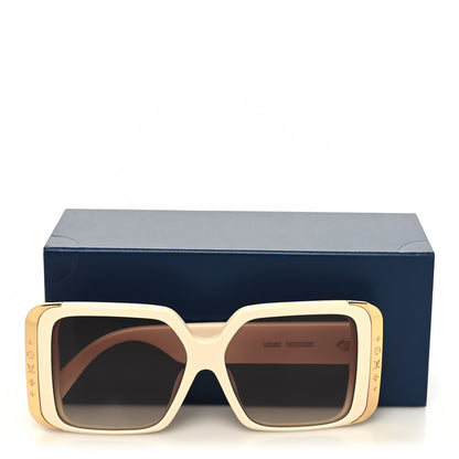Louis Vuitton Acetate LV Moon Square Sunglasses Z1652E White 8 of 8