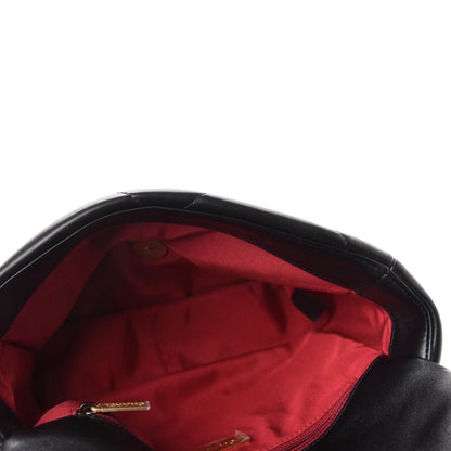 Chanel Lambskin Quilted Medium 19 Flap Black 5 of 11