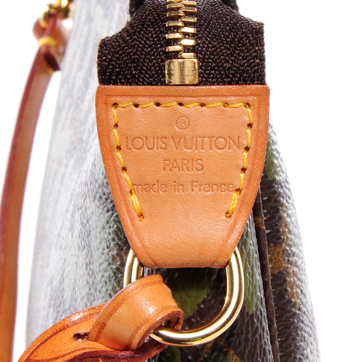 Monogram Graffiti Pochette Accessories Kaki