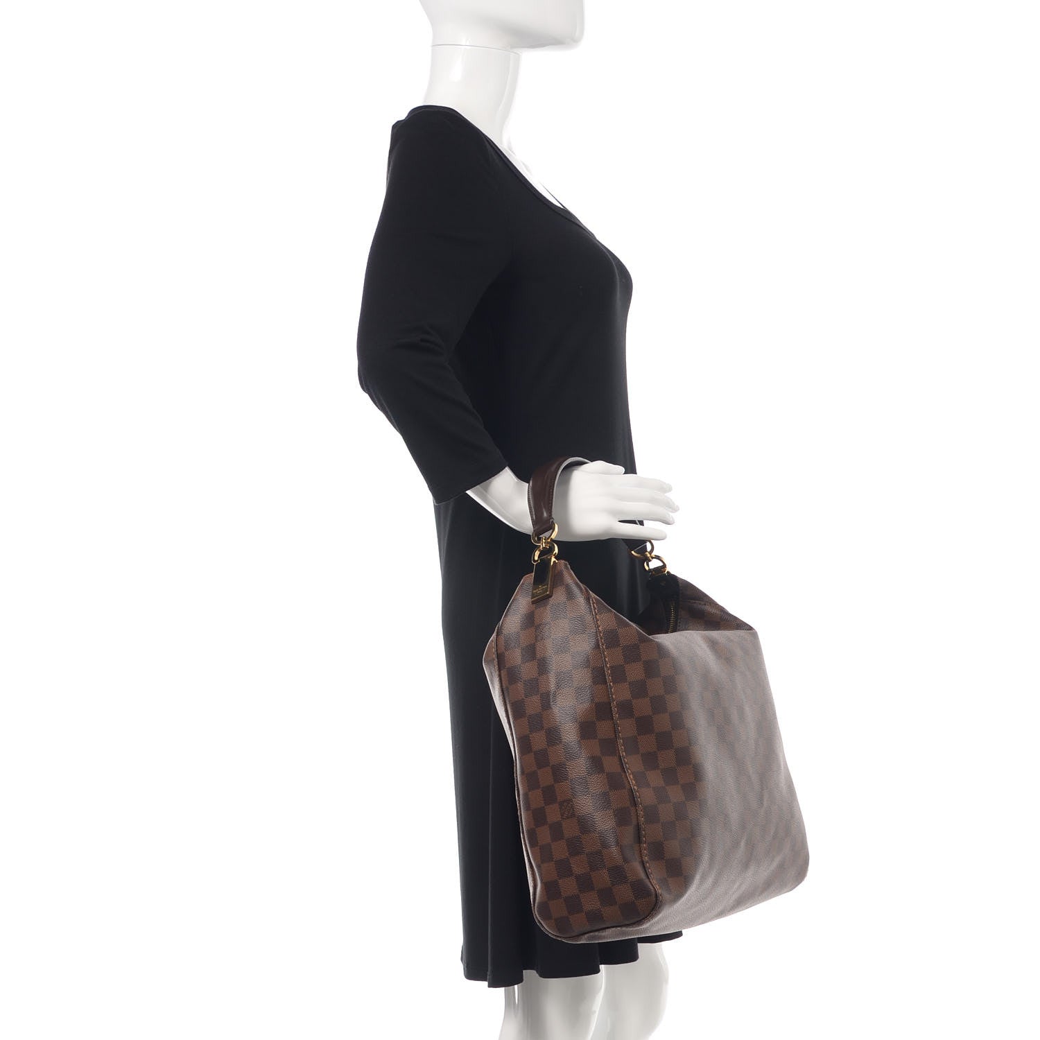 Louis Vuitton Damier Ebene Portobello GM 2 of 11