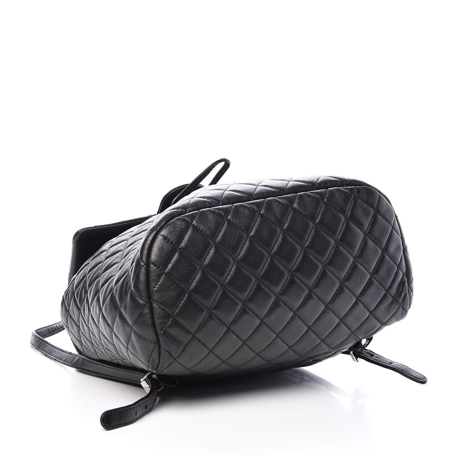 Calfskin Quilted Large Urban Spirit Backpack Black