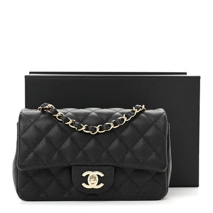 Chanel Caviar Quilted Mini Rectangular Flap Black 11 of 11