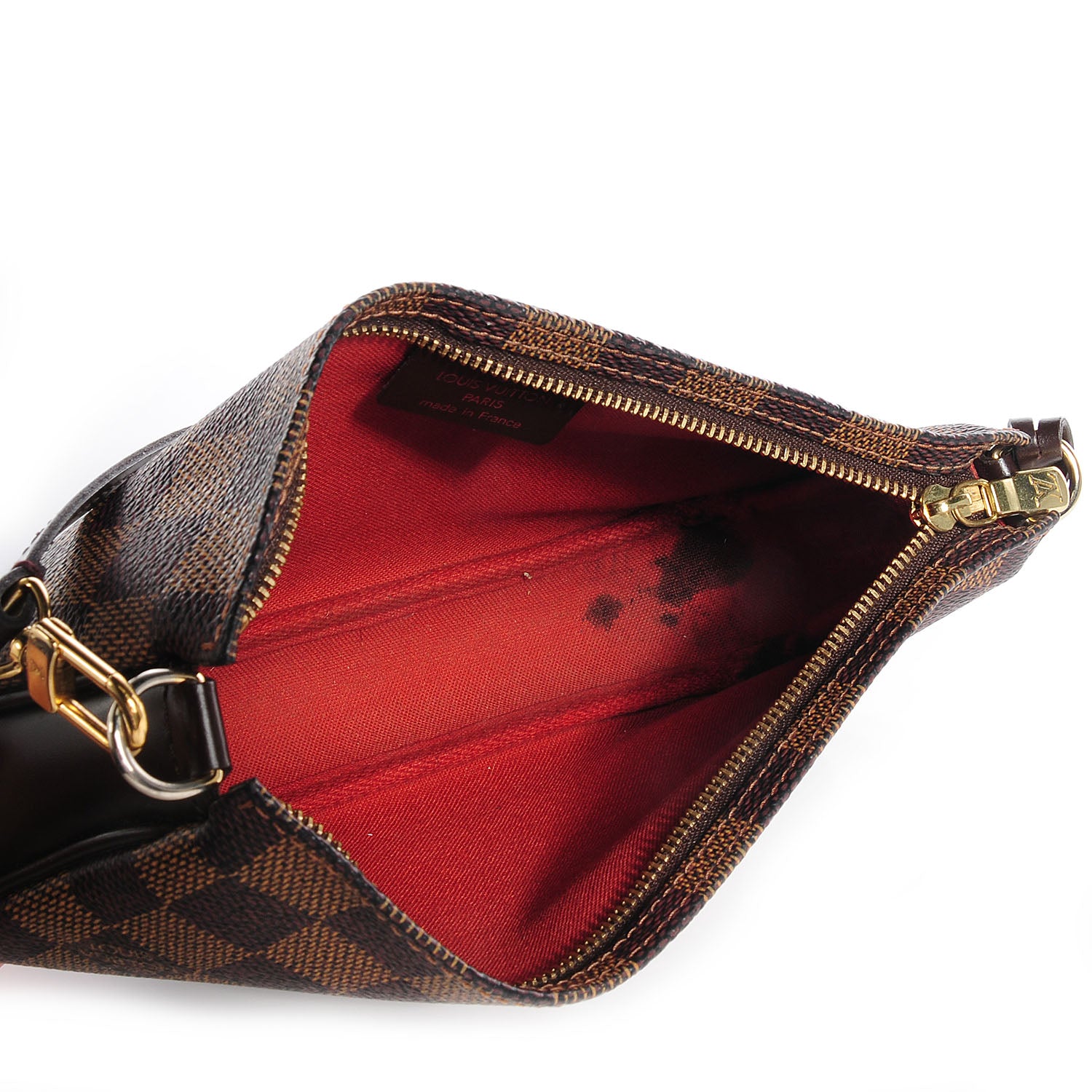 Louis Vuitton Damier Ebene Navona Pochette Accessories 5 of 8