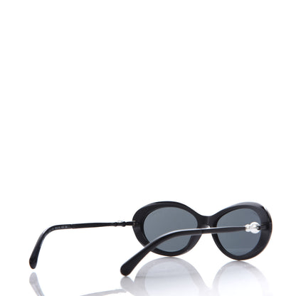 Chanel Pearl Sunglasses 5428-H Black 4 of 8