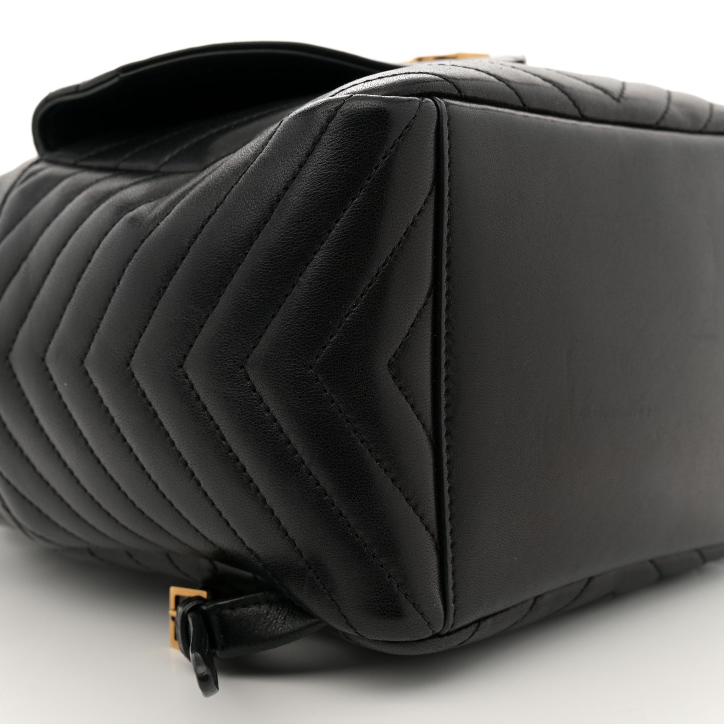 Lambskin Matelasse Monogram Joe Backpack Black