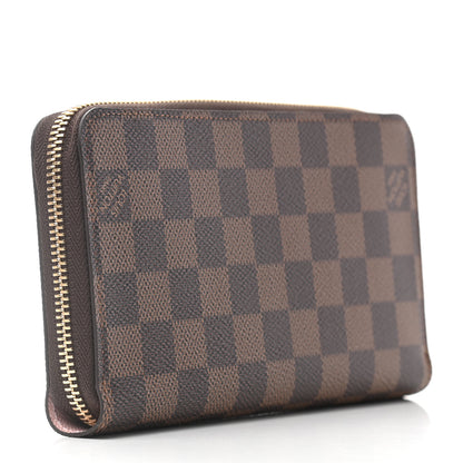 Louis Vuitton Damier Ebene Zippy Wallet Rose Ballerine 3 of 6