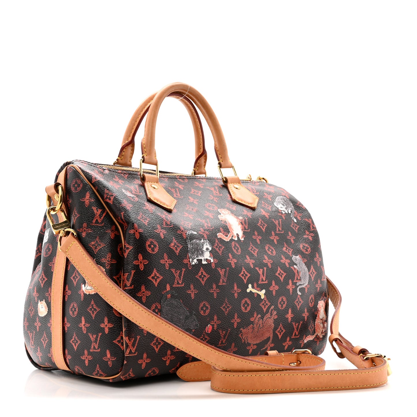 Catogram Speedy Bandouliere 30 Marron