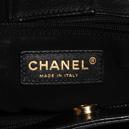 Chanel Calfskin Small Cerf Shopper Tote Black 6 of 8