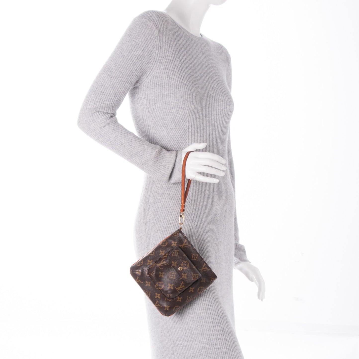 Monogram Partition Wristlet