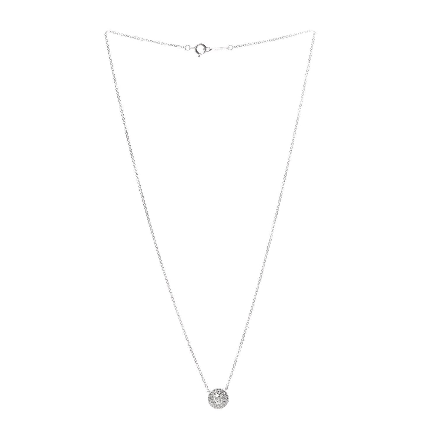 Platinum Diamond Soleste Pendant Necklace