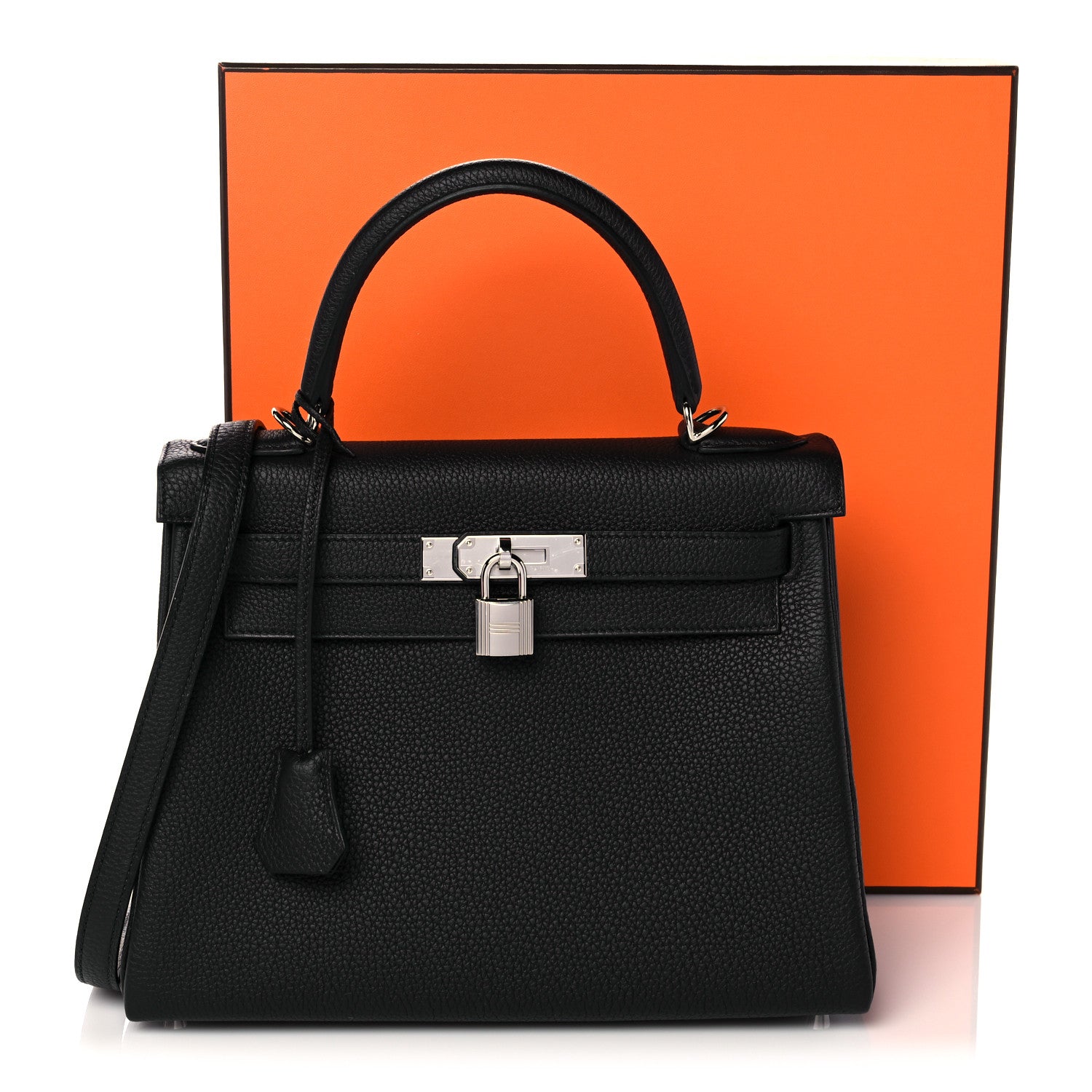 Hermes Togo Kelly Retourne 28 Black 11 of 11