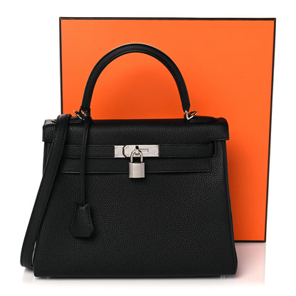 Hermes Togo Kelly Retourne 28 Black 11 of 11