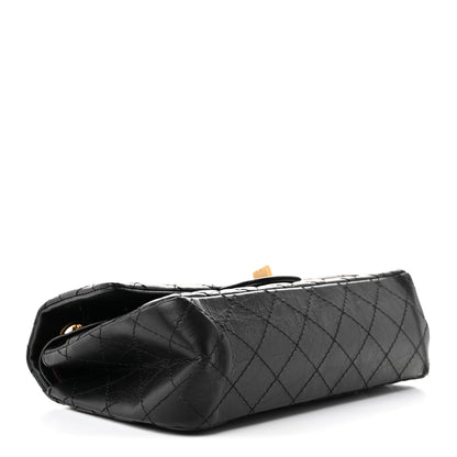 Chanel Aged Calfskin Quilted 2.55 Reissue 225 Flap Black 4 of 10