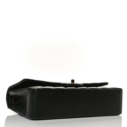 Chanel Lambskin Quilted Medium Double Flap Black 4 of 16
