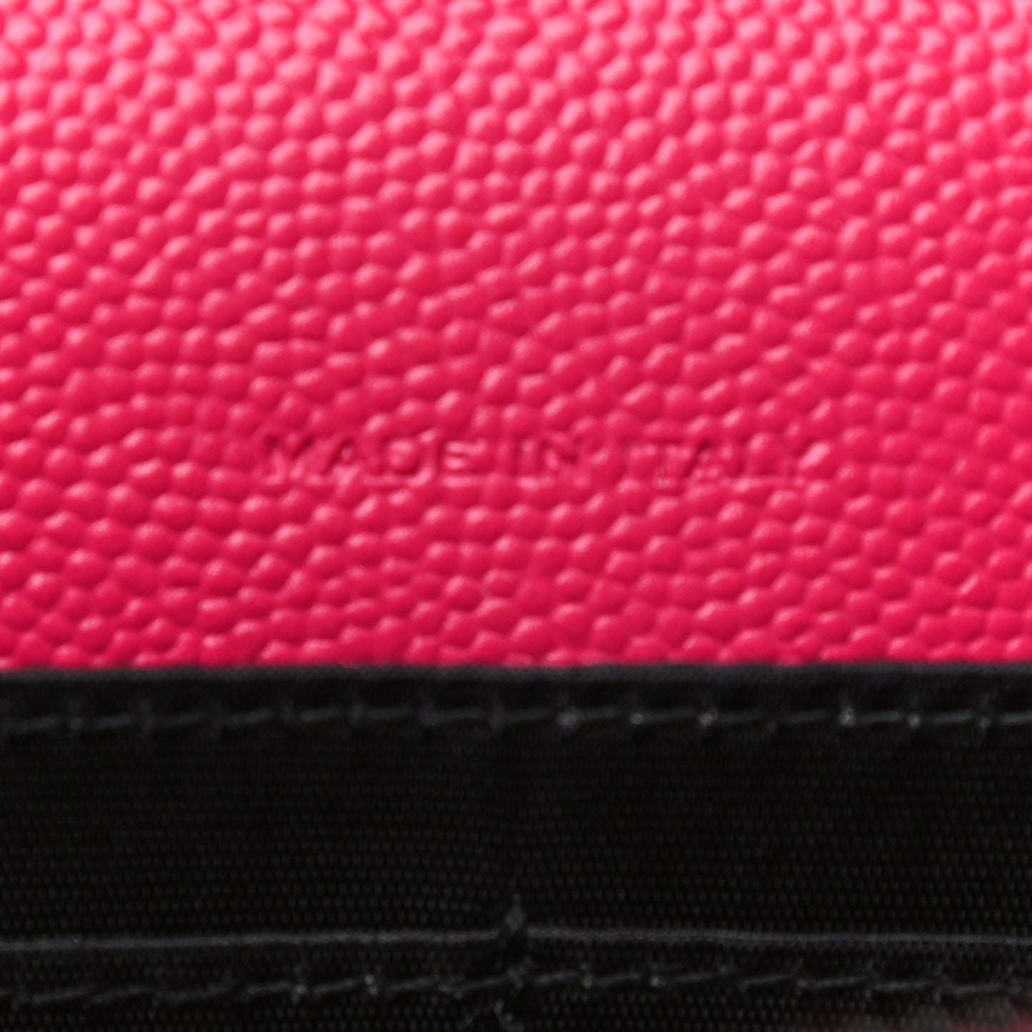 Grain De Poudre Matelasse Chevron Monogram Envelope Chain Wallet Bubblegum