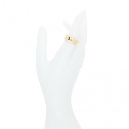 Van Cleef & Arpels 18K Yellow Gold Perlee Signature Ring 53 6.25 2 of 8