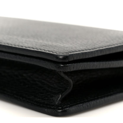 Gucci Calfskin Mini GG Marmont Chain Wallet Black 10 of 13