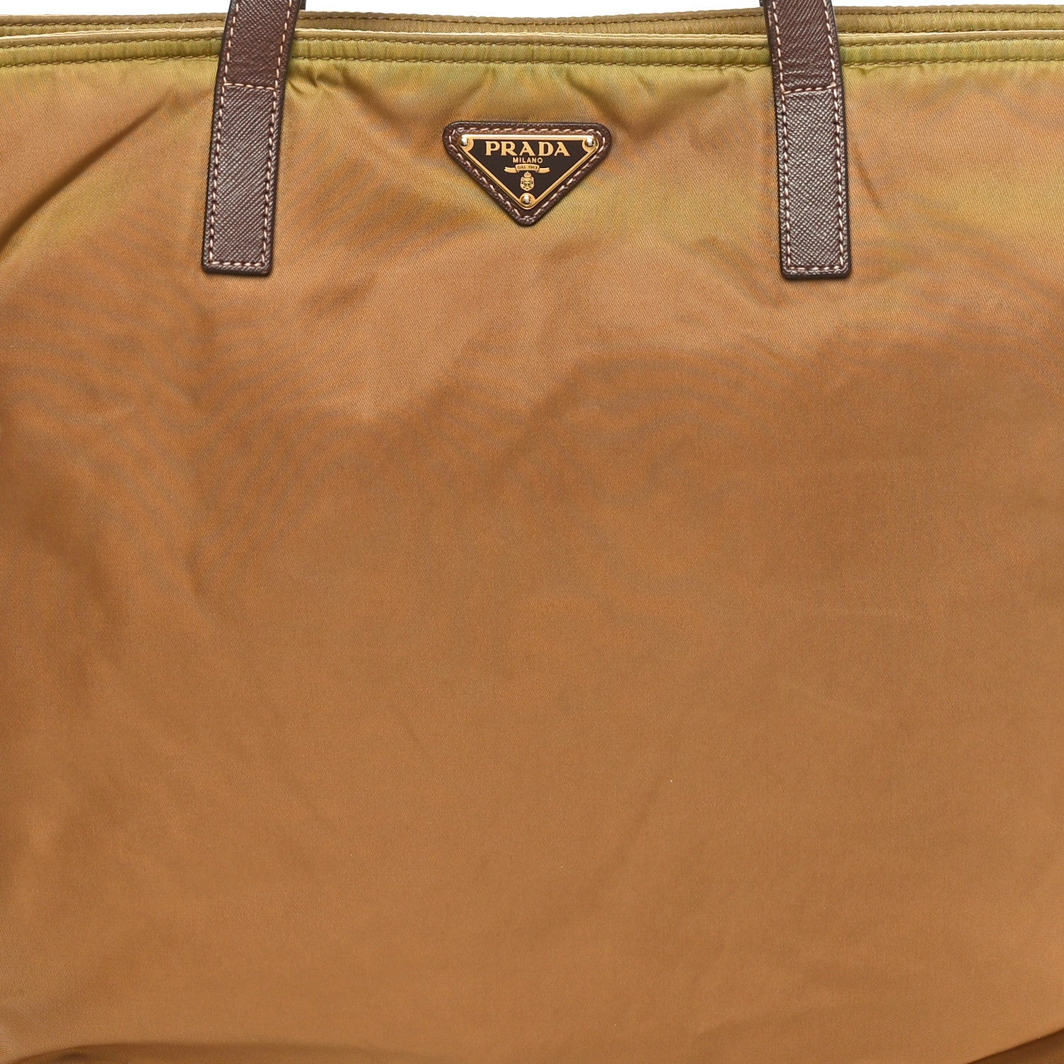 Prada Tessuto Nylon Saffiano Tote Militare 7 of 11