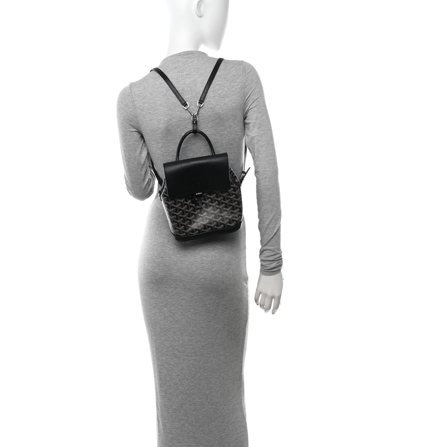 Goyard Goyardine Calfskin Mini Alpin Backpack Black 2 of 11