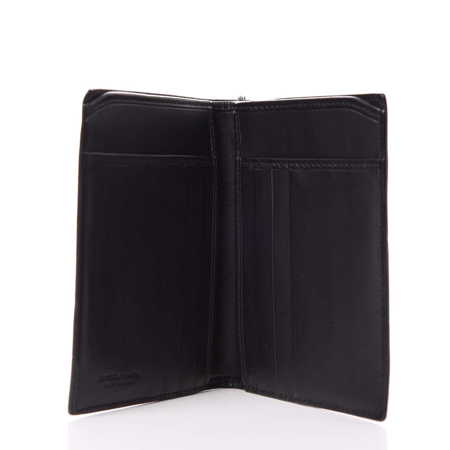 Bottega Veneta Nappa Intrecciato Chain Bi-Fold Wallet Nero Black 5 of 7